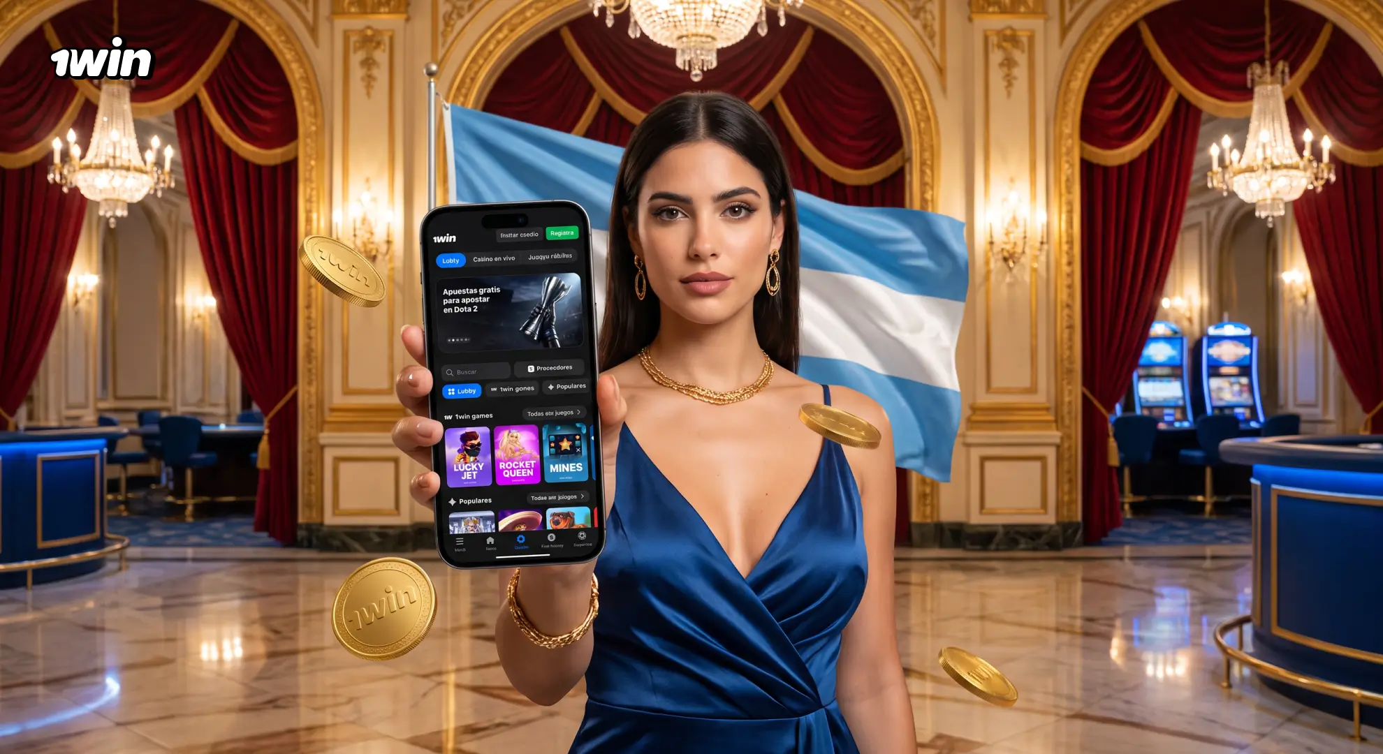 Paquete de bienvenida de 1win Argentina